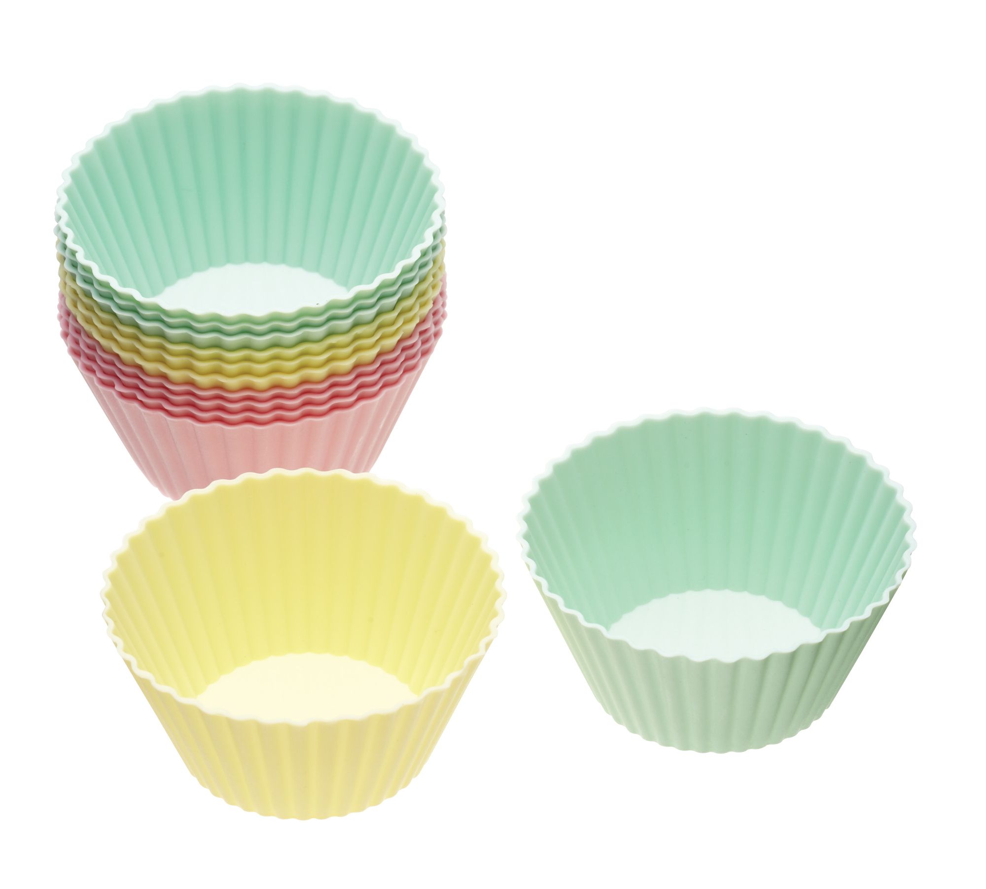 MasterCraft Silicone Mini Cupcake Cases Set 12pc